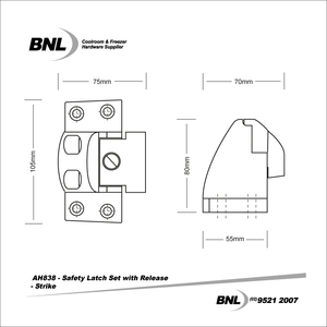 BNL AH838 Safety Strike Specifications