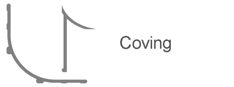 BNL aluminium coving and arrowhead coving