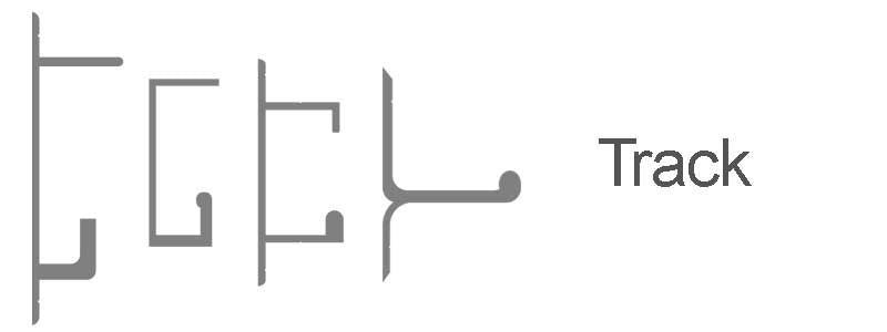 BNL coolroom and freezer door track