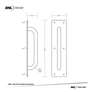 H-KFC-R KFC Pull Handle - Red