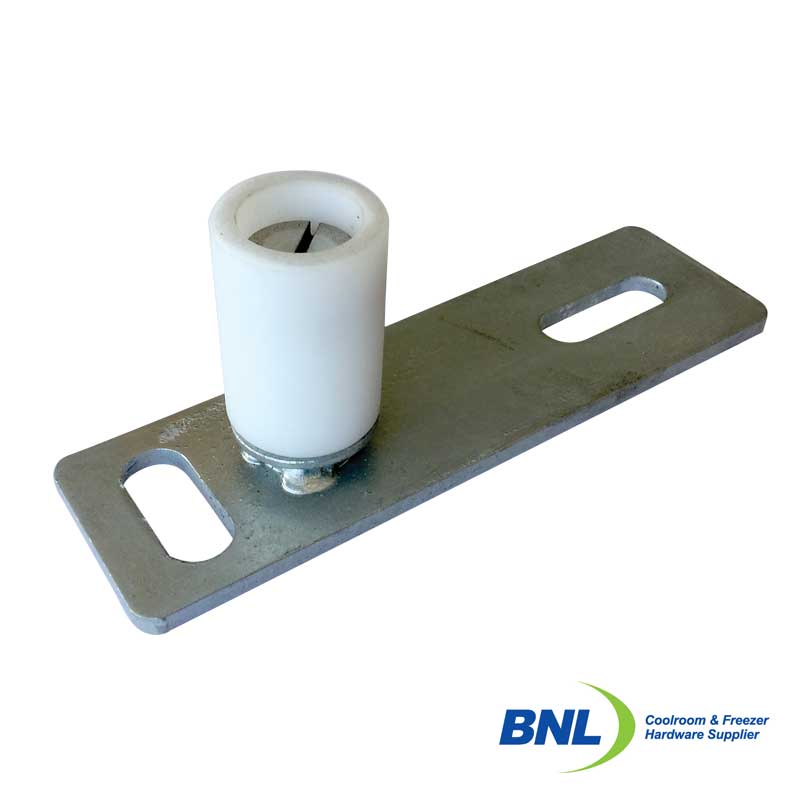 BNL 210076 Galvanised Steel Base Door Guide with 45mm High Roller 