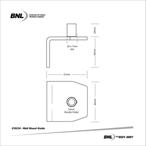 BNL 210234 Wall Mount Guide Specifications
