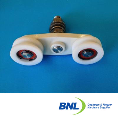 BNL W1655W Surfmist Double Bogie Wheel and Axle Assembly with 55mm Wheels
