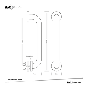 BNL H06 Grab Handle Specifications