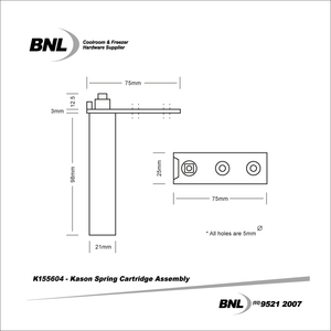 BNL K155604 Kason Spring Cartridge Assembly Specifications