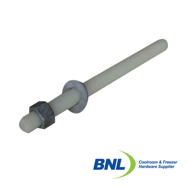 BNL L12 Nylon Rod with Galvanised Washer and Nut