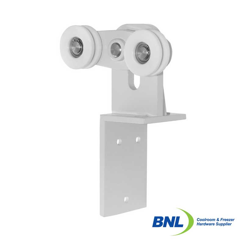 BNL W1455RW Right Surfmist Double Bogie Hanging Wheel Assembly with 55mm Wheels