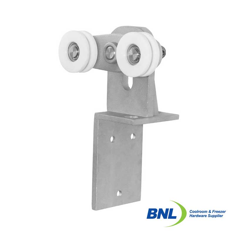 BNL W1455R Right Double Bogie Hanging Wheel Assembly with 55mm Wheels