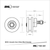 BNL W2155 55mm Eccentric Wheel Assembly Specifications